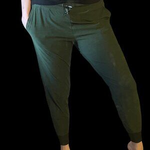 Women Heather Green Jogger Pants